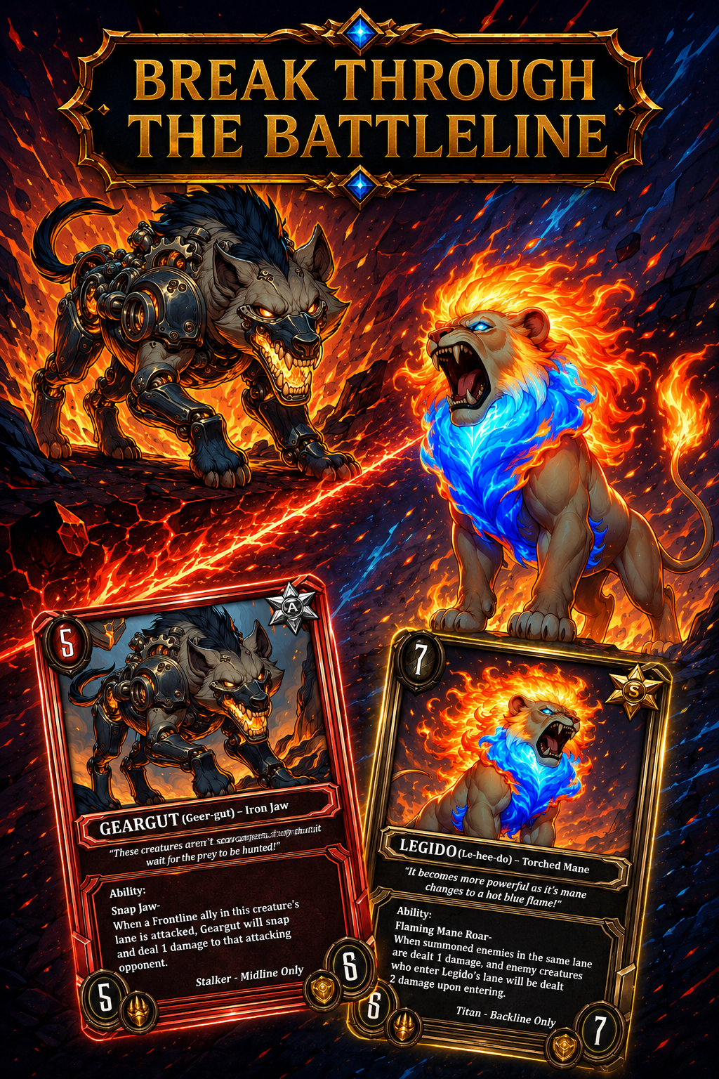 Break through the battleline